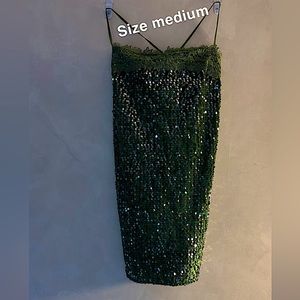 Free People sequin mini dress